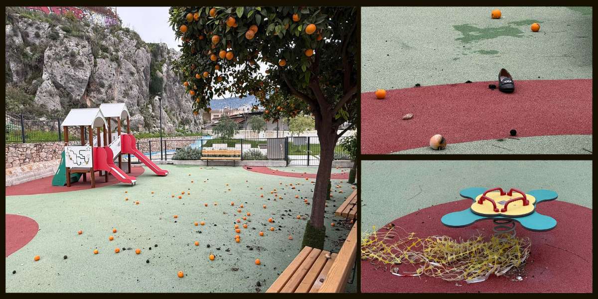 Ναύπλιο: Εικόνες ντροπής σε παιδική χαρά! Δείτε σε τι μαύρο χάλι την κατάντησαν… Ακούει κανείς στον Δήμο;