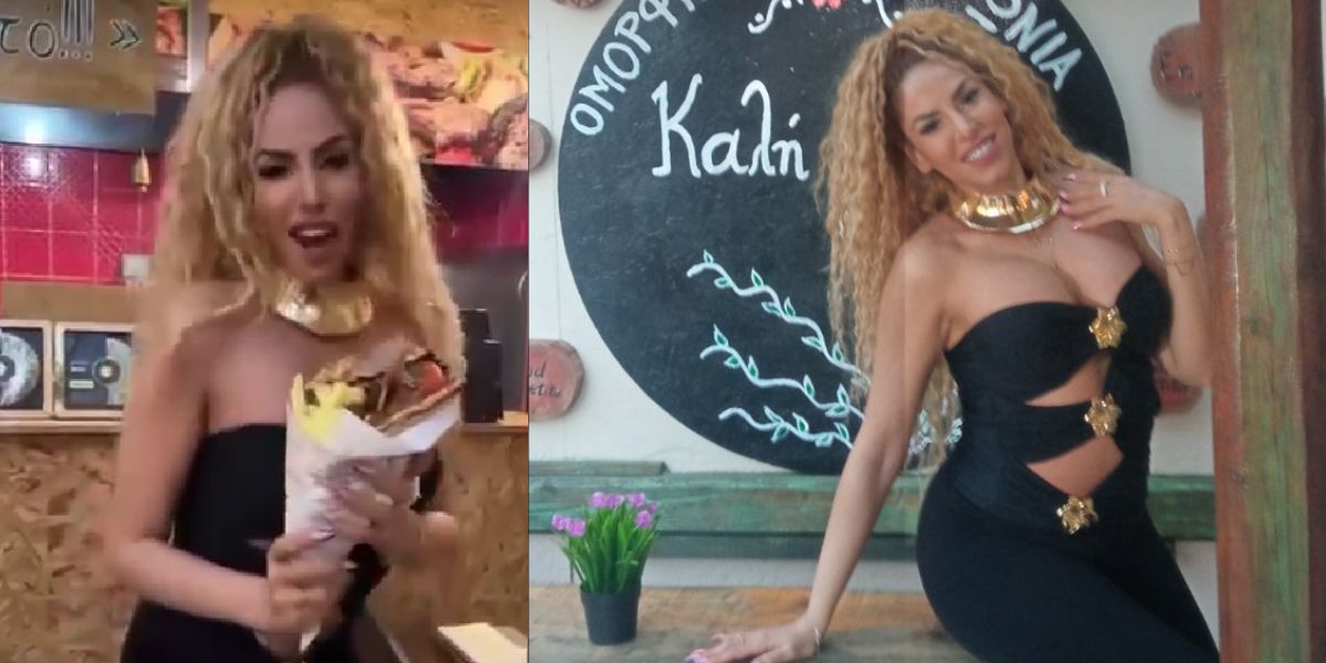 Της αρέσουν οι μεγάλες! Η Αναστασία Γιούσεφ στο Δρέπανο για πίτες και μπριζολάρες